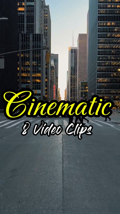 8 clipes cinematográficos 