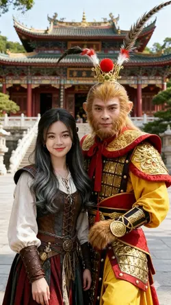 photo with Wukong