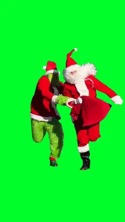 Santa vs the grinch