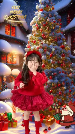 Ghép ảnh cây thông