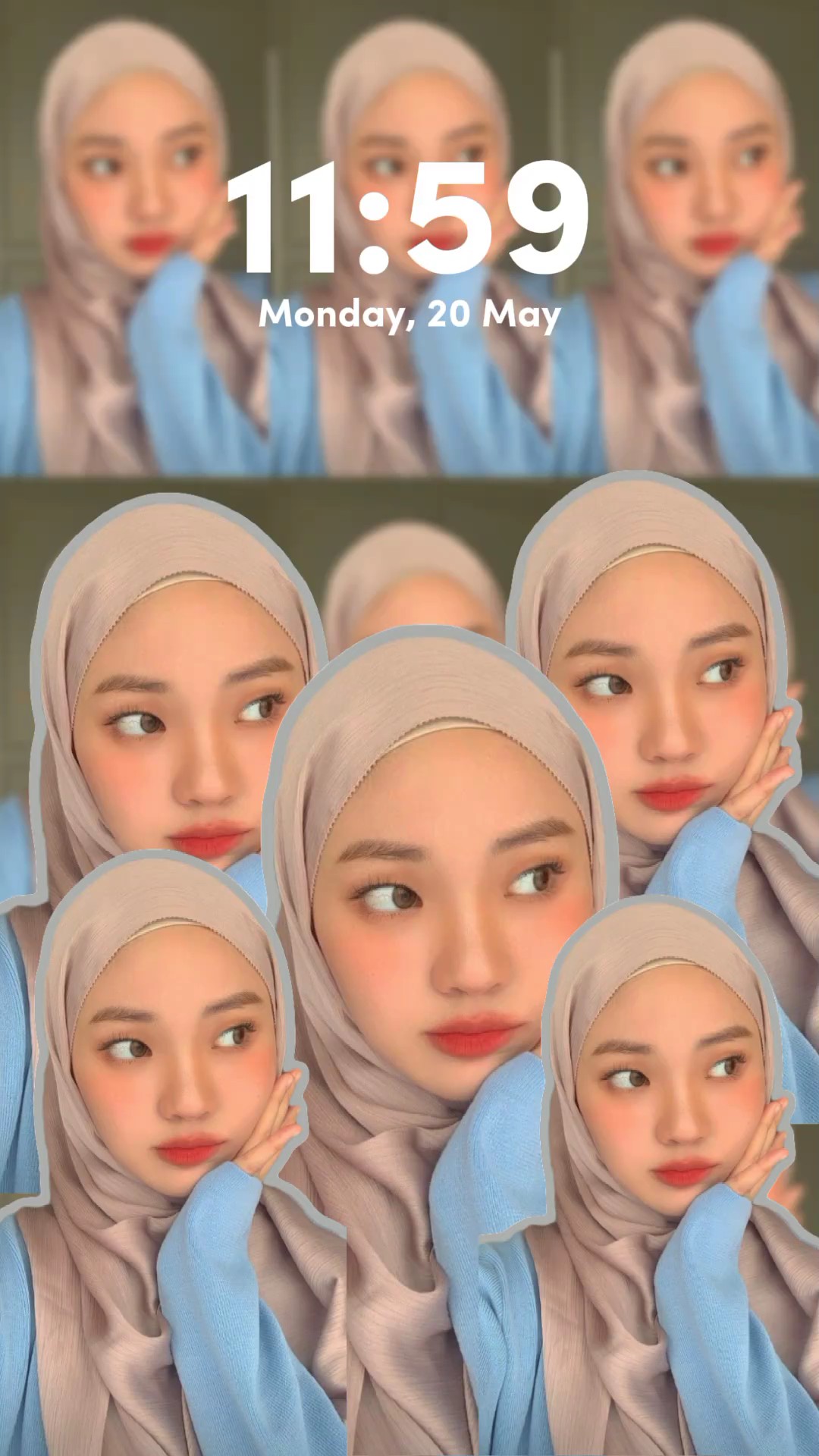 lihat layar 