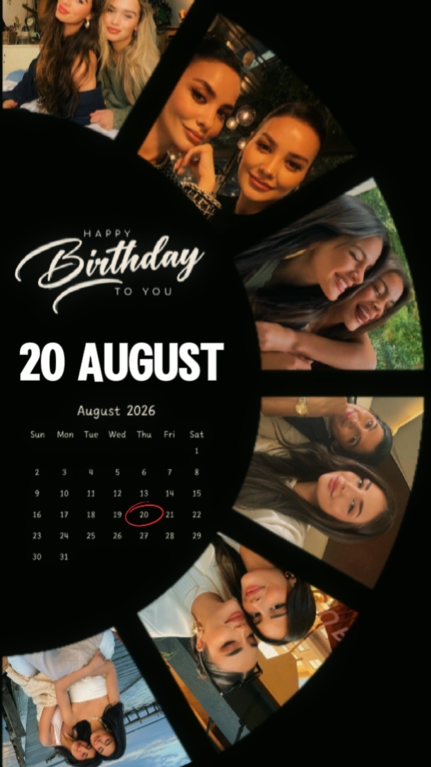 BIRTHDAY 20 AUG 2026