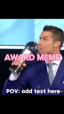RONALDO AWARD MEME 