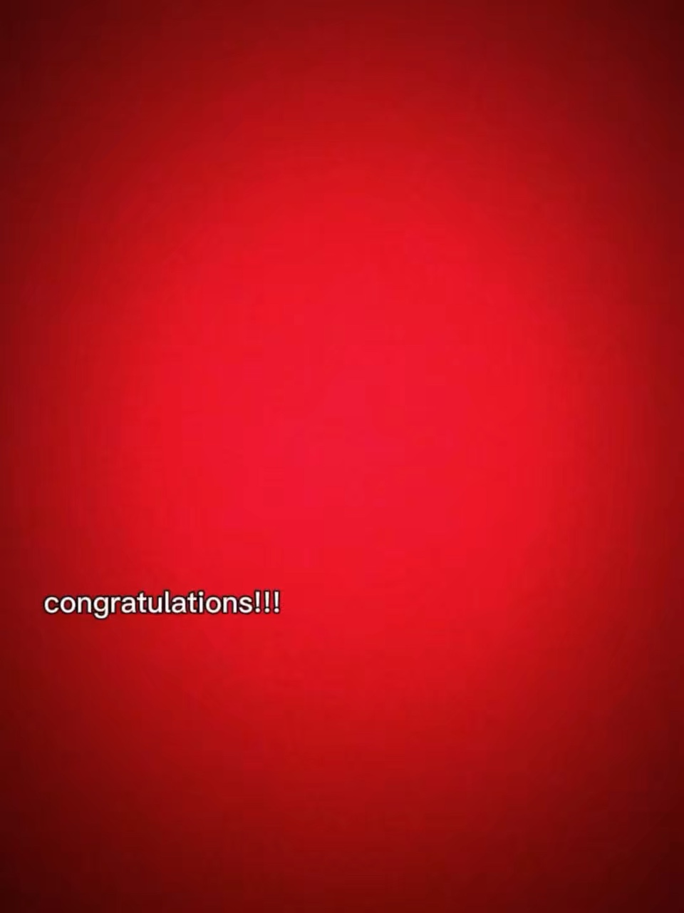 Congratulations 