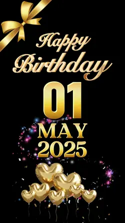 Birthday 1 May 2025