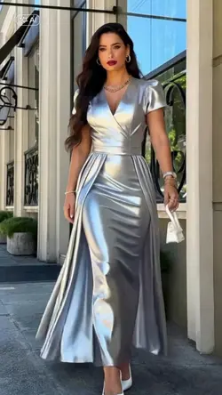vestido prata