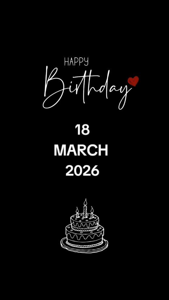 Feliz cumpleaños papá 18 de marzo