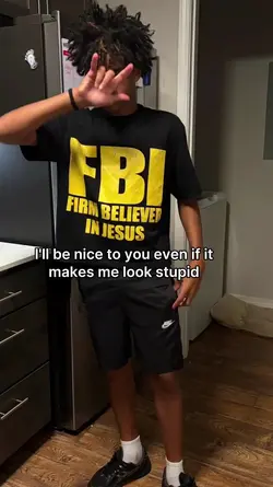 I'll be nice to you
