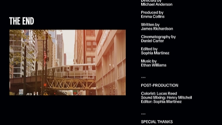 OUTRO CRÉDITS FILM