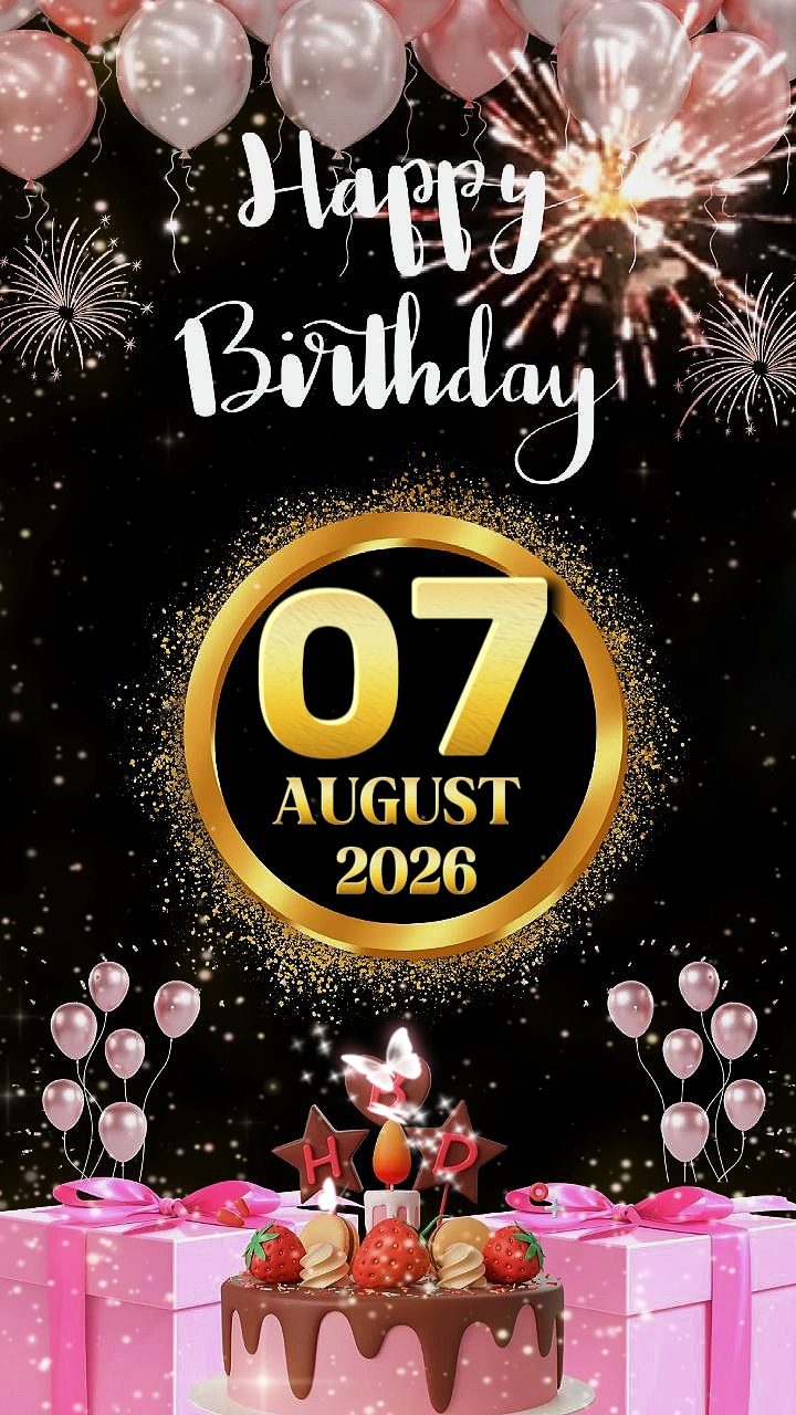 HBD 07 August 2026