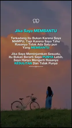Jika saya membantu
