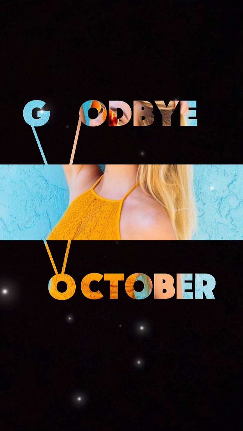 Au revoir octobre