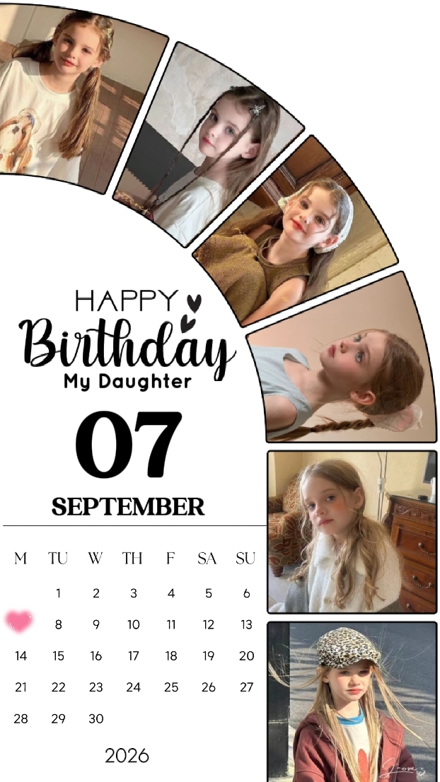 BDAY DAUGHTER 7 SEPT