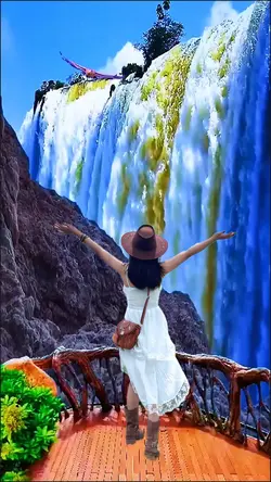 Waterfall view