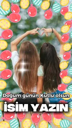 Doğum günü şablonu