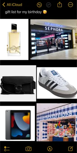 🥳 gift list