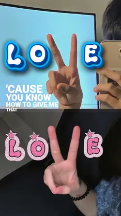 trend tangan love