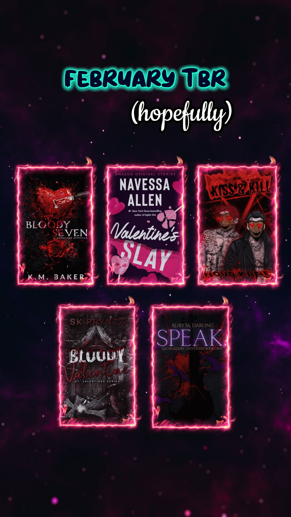 5 book TBR 