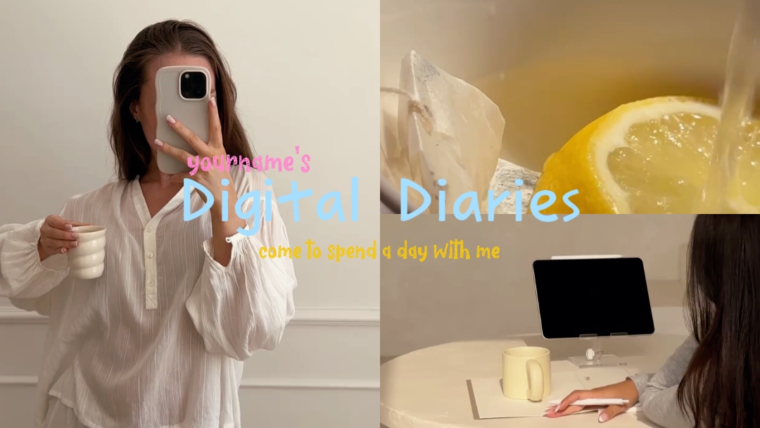 digital diaries cute