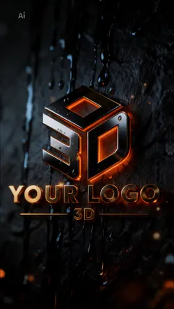 Real Estate Logo 3D