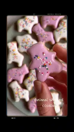 Animal shaped cookie