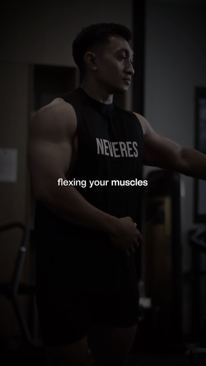 Flexionando seus músculos