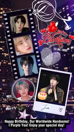 BTS Jin Birthday