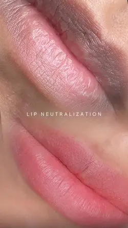 Before After PMU lip