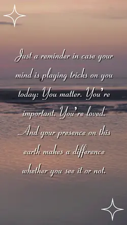 A reminder