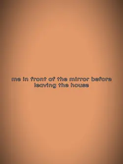 front in the mirror 