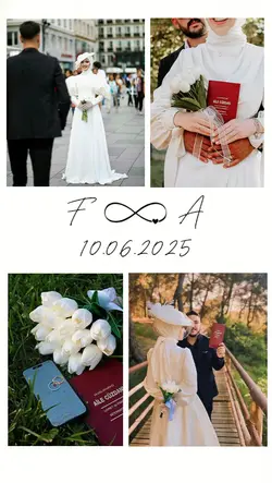 4 lü düğün kolaj