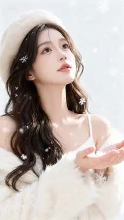 Ghép ảnh tuyết rơi 