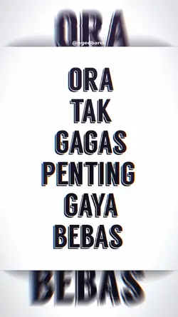 ora tak gagas