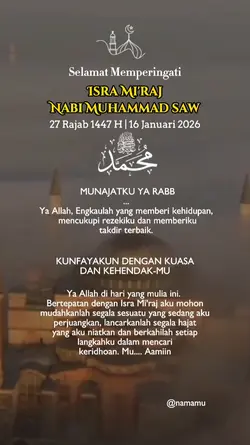Isra Mi'raj 2026