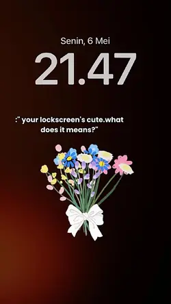 your lockscreen so
