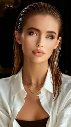 Slick Wet Look Hair