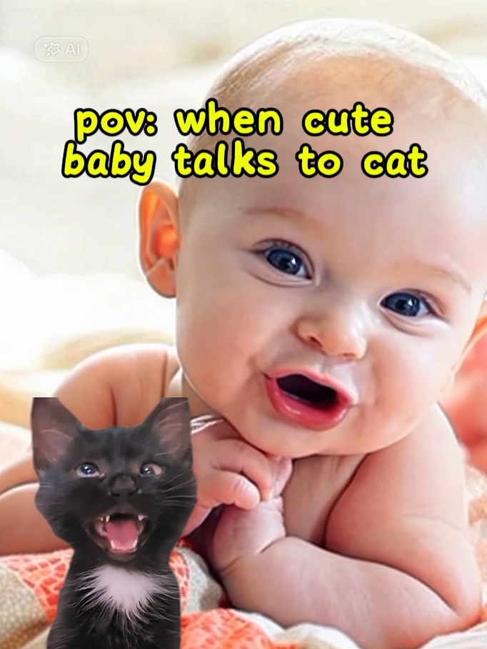 IA bébé mignon qui parle