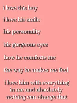 i love this boy