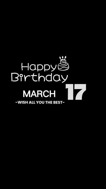 MUTLU DOĞUM GÜNÜ 17mar