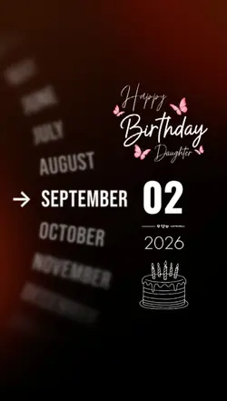 BDAY DAUGHTER 2 SEPT