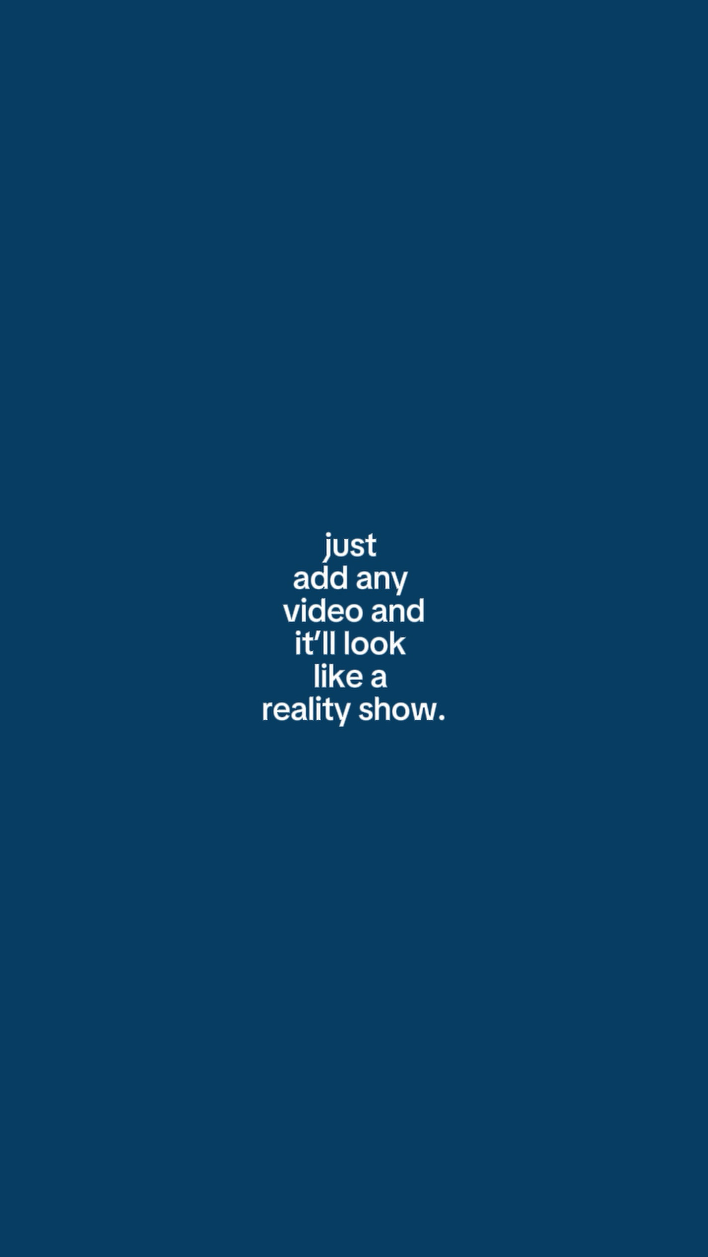 reality show