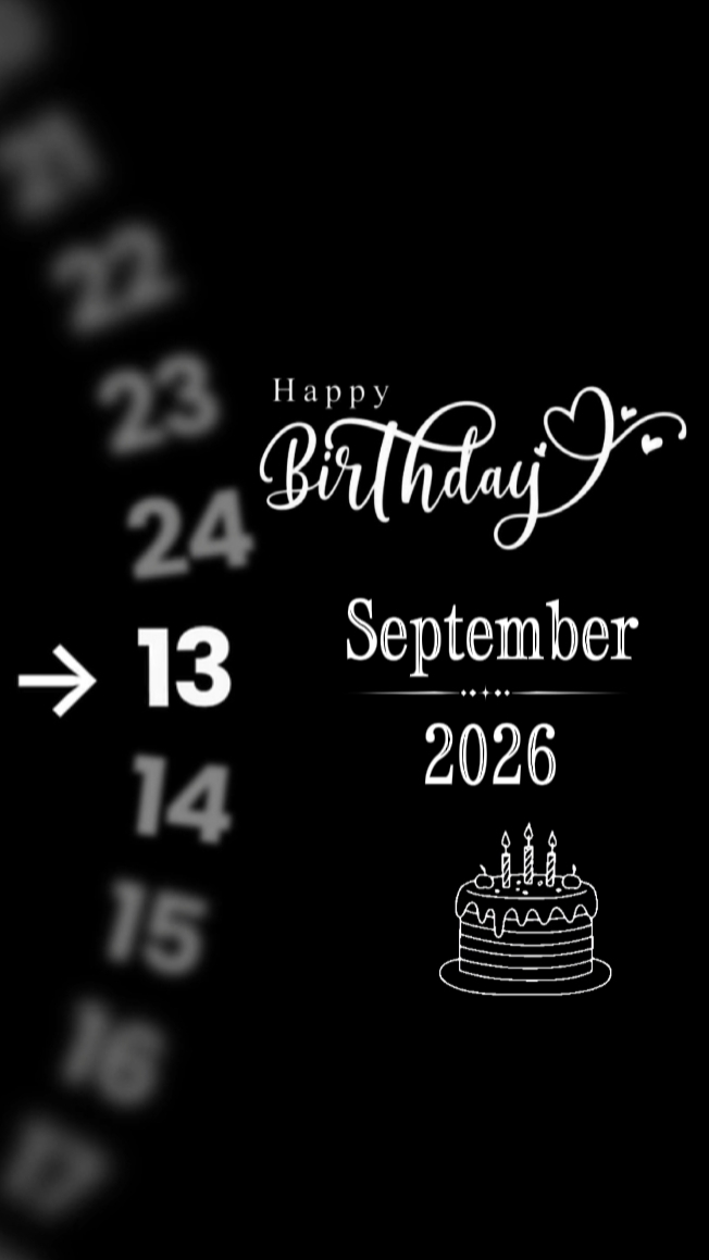 bday 13september 