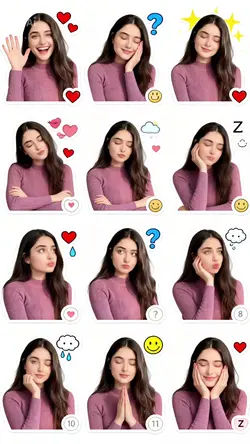 sticker cute trend 