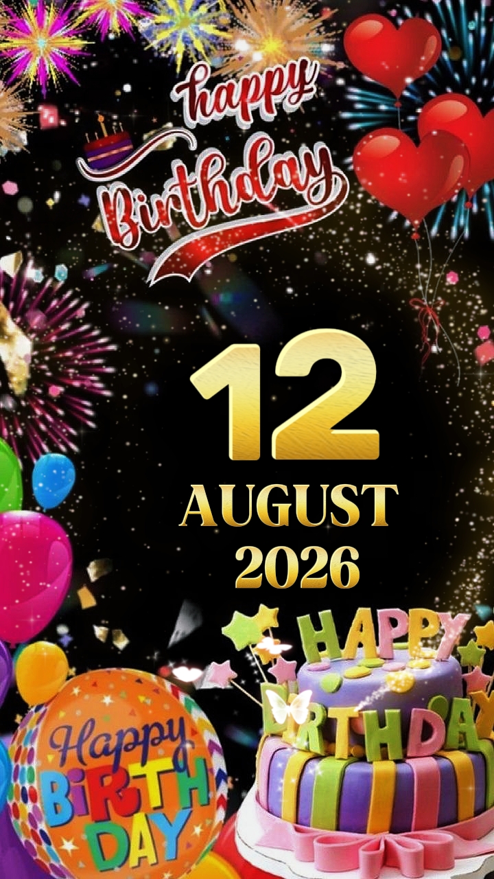 Aniversário 12 de agosto 