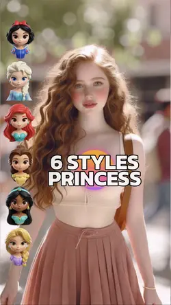 6 Styles Princess 