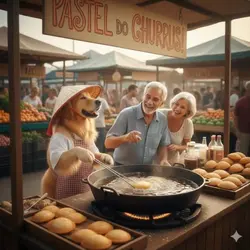 cachorro feirante