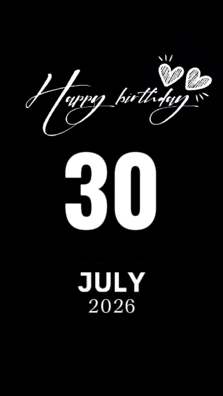 HBD MY FRIENDS 30