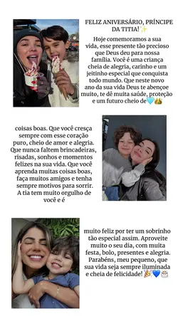 aniversário sobrinho