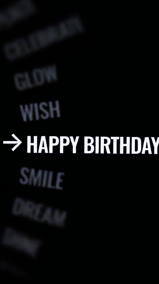 Happy birthday