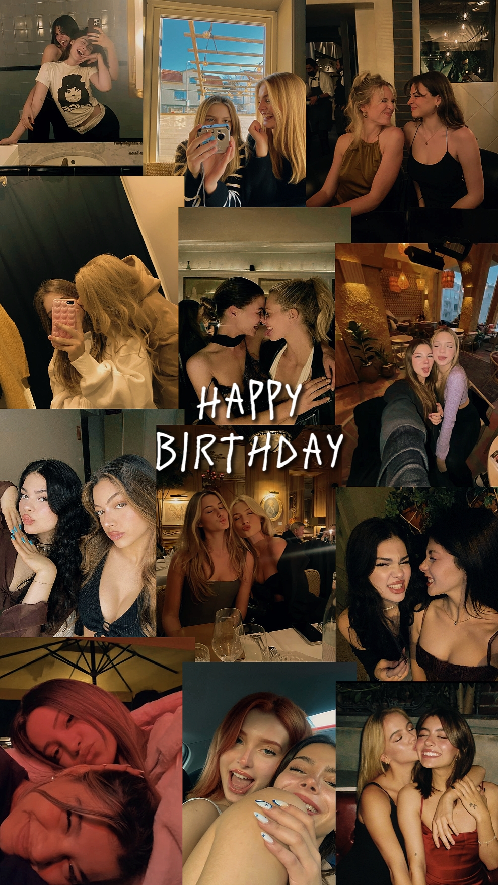 24 Foto glücklich b 'day